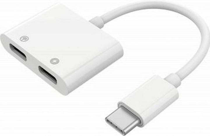 Bigben USB-C-Audio-Adapter, USB-C/USB-C-Aufladung (USB Typ C, USB Typ C, 3.5mm Klinke)