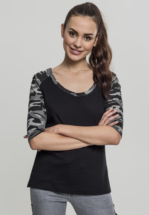 Produktbild Urban Classics Ladies 3/4 Contrast Raglan Tee (S)
