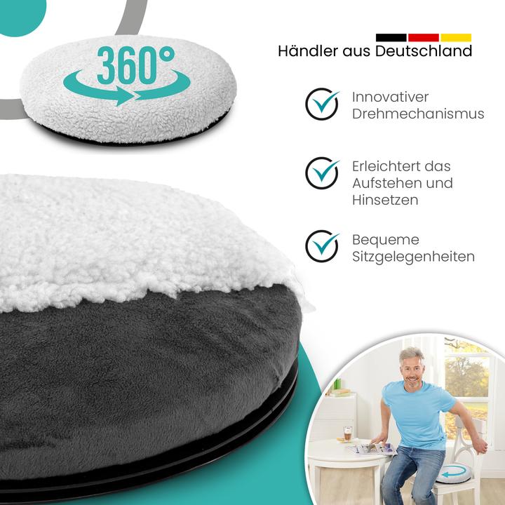 Actual product image Aktivshop Orthopädisches Drehkissen (Ø 39 cm)