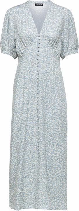 Selected Femme Maxi abito con scollo a V a taglio basso (36)