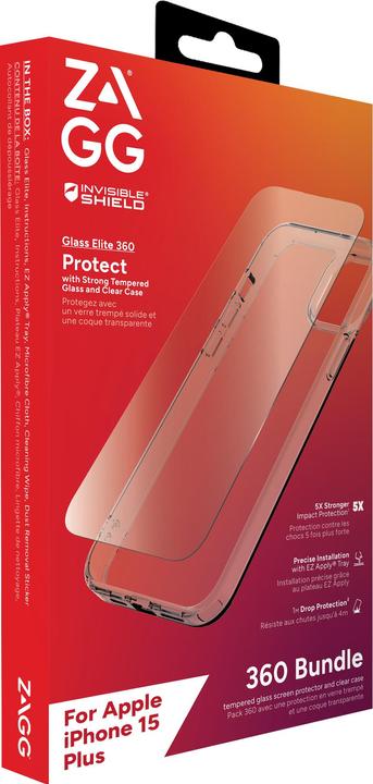 Produktbild Zagg Invisibleshield Bndl Glass (1 Stk., Apple iPhone 15 Plus)