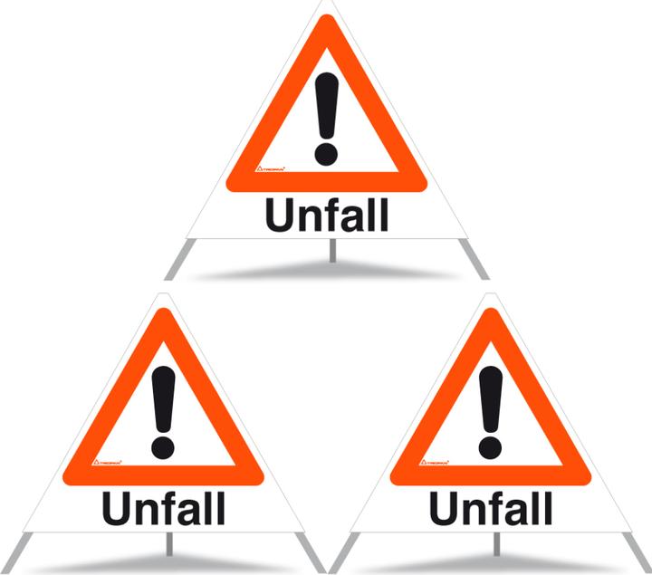 Moravia Faltsignal Triopan, SL 900 mm, N, Symbol 1.30 Andere Gefahren