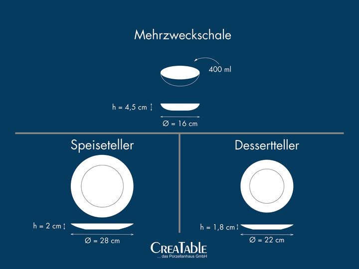 Actual product image CreaTable Unico (12x, 28 cm)