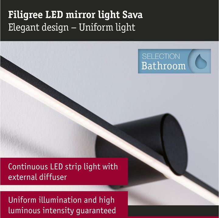 Immagine prodotto Paulmann Spiegelleuchte Sava (1550 lm)