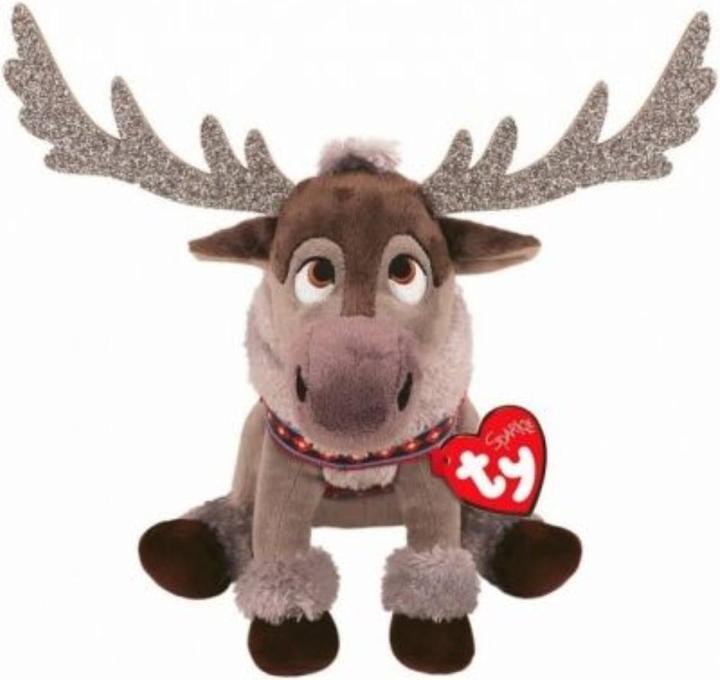 Actual product image Tinisu Frozen Sven the reindeer with sound The Ice Queen cuddly toy - 20 cm soft toy stuffed animal (20 cm)