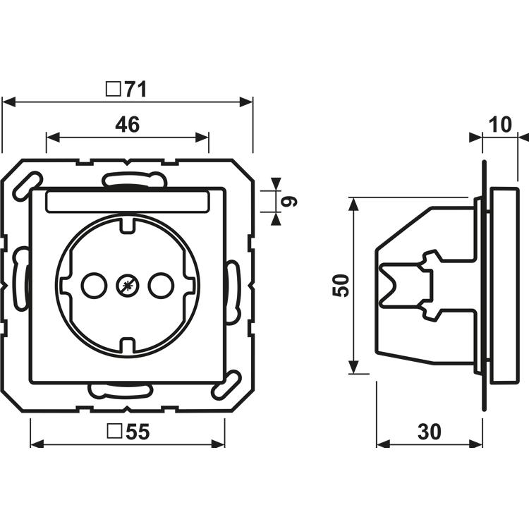 Thumbnail - JUNG, Steckdose, SCHUKO-Steckdose
