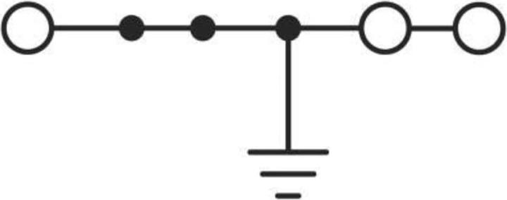 Produktbild Phoenix Contact Ground mod term block PTU 2,5-TWIN-PE (Anschlussleiste)
