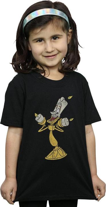 Produktbild Disney Beauty And The Beast Lumiere Distressed TShirt Mädchen (140, 146)
