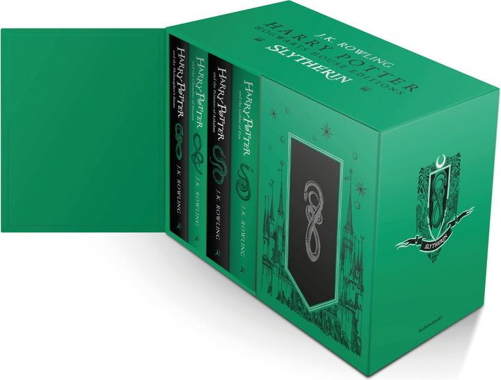 Image du produit Harry Potter Slytherin House Editions Hardback Box Set (Anglais, J.K. Rowling, 2021)
