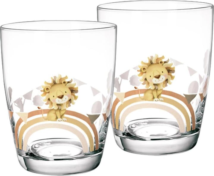 Actual product image Villeroy & Boch Children's glass set 2 Roar like a Lion