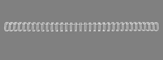 Actual product image GBC WireBind wire binding spines