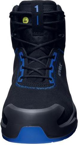 Actual product image Uvex Sports uvex 1 x-craft boots S2 68158 black, blue width 11 size 52 (S2, 52)