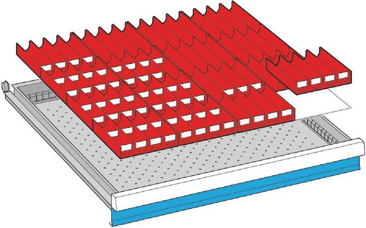 Actual product image Lista Set of drawer dividers