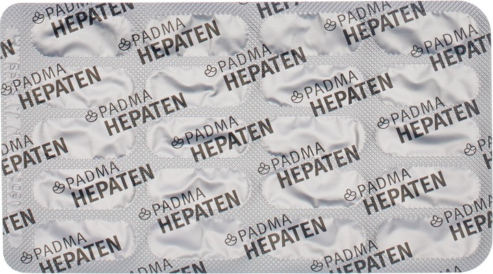 Nutritional values and ingredients Padma Hepaten (60 Piece, Capsules, 60 g)