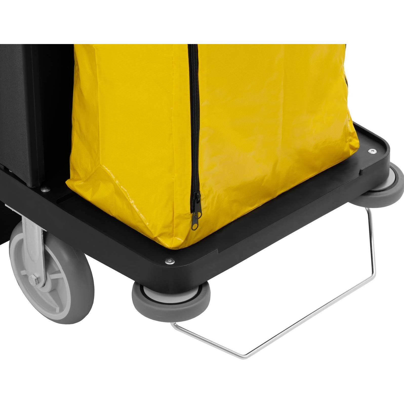 Thumbnail - Ulsonix, Rollcontainer, Reinigungswagen abschliessbar 250 kg 6 Ablagen 2 Säcke aus Nylon Putzwagen