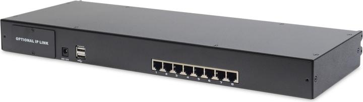 Produktbild Digitus Modulare Konsole mit 17" TFT (43,2cm), 8-Port CAT 5 KVM & Touchpad, US-Tastatur
