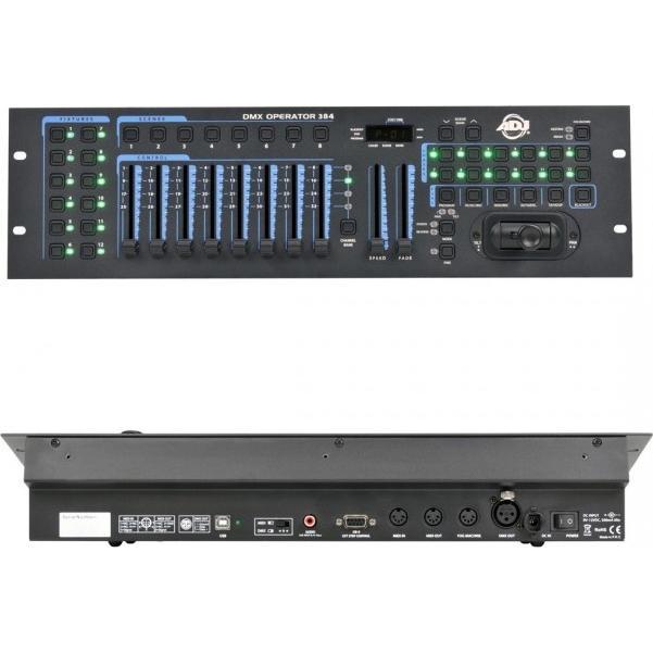 American Crew DJ DMX Operator 384 DMX en MIDI controller, Lichtsteuerung
