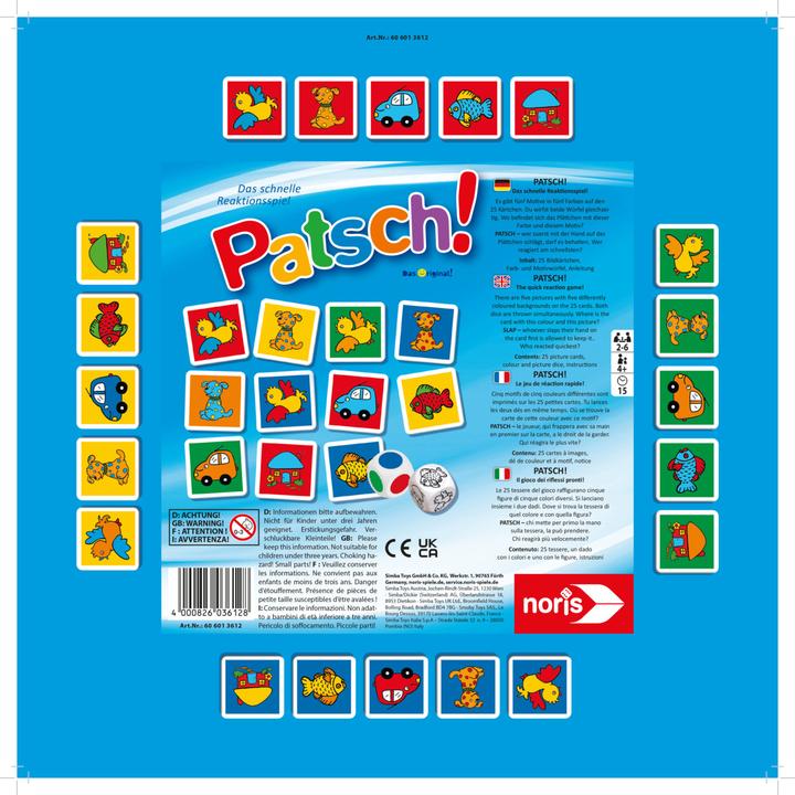 Immagine prodotto Noris Patch (Francese, Inglese, Italiano, Tedesco, 2 - 6 Giocatori)