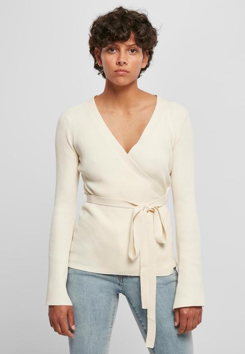 Immagine prodotto Urban Classics Cardigan da donna avvolto in maglia a coste - 19405 (4XL)