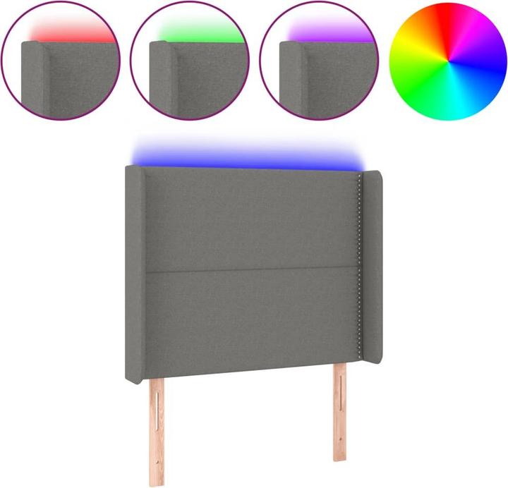 Produktbild vidaXL LED Kopfteil (103 x 16 x 128 cm)