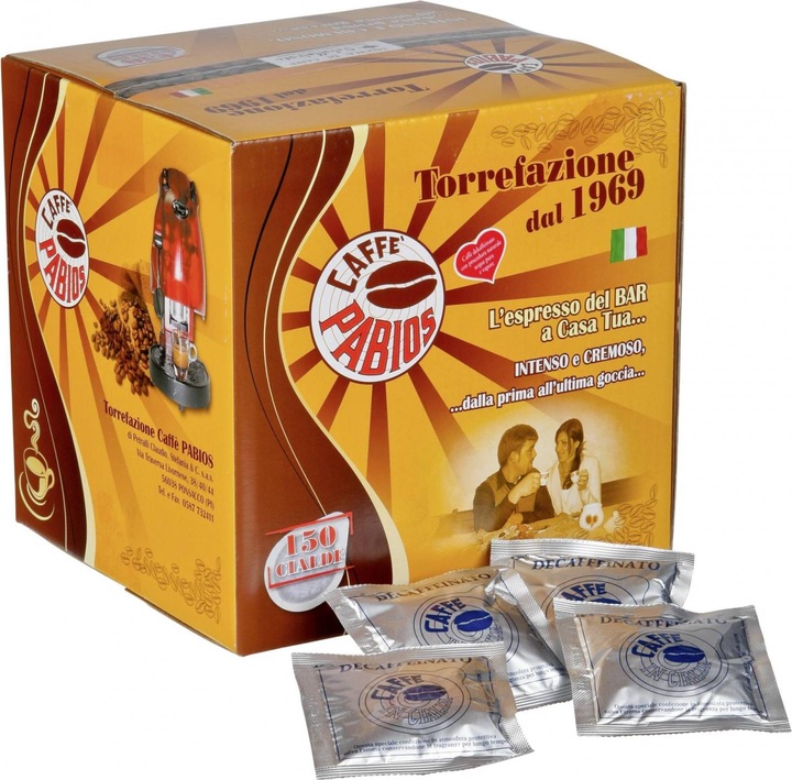 Produktbild Torrefazione Caffè Pabios di Petralli Torrefazione Caffe Pabios ESE Entkoffeiniert 150 Pads