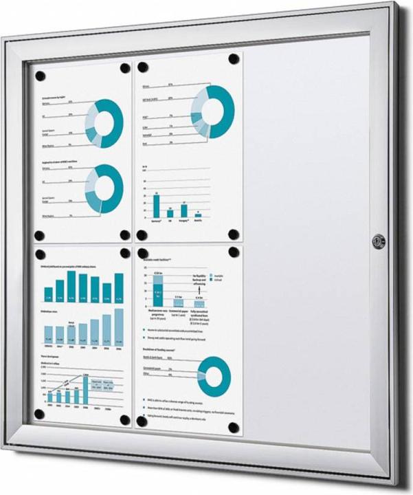 Productafbeelding Showdown Displays Showdown® Displays Showcase S B1 aluminium 6x DIN A4