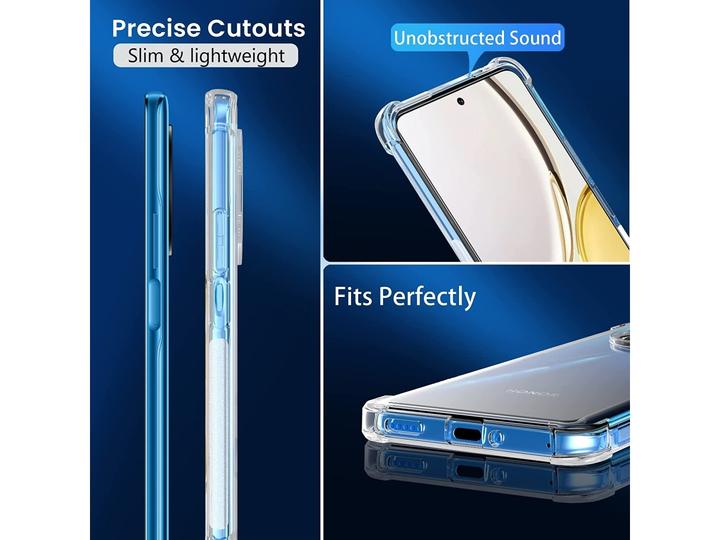 Produktbild Screenguard Honor Magic4 Lite 5G Hülle Crystal Soft Airbag Bumper (Honor Magic 4 Lite 5G)