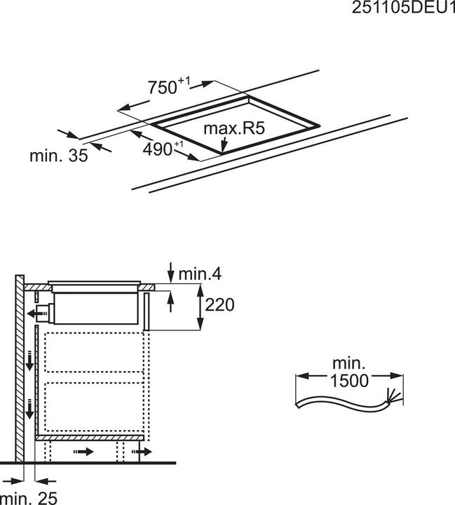 Image du produit AEG CCE84543FB (78 cm, Table de cuisson à induction)