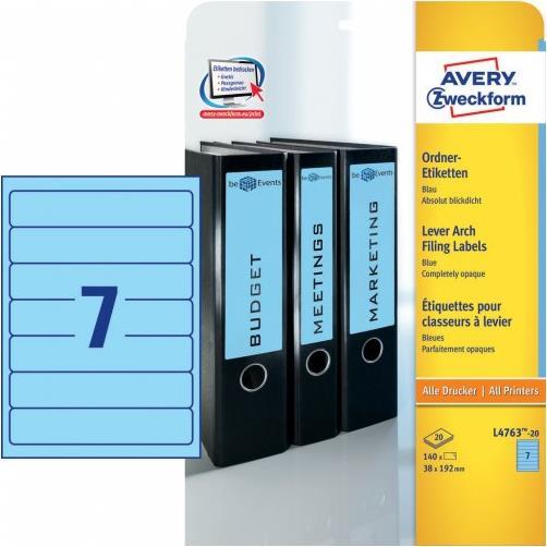 Image du produit Avery Étiquettes pour classeurs