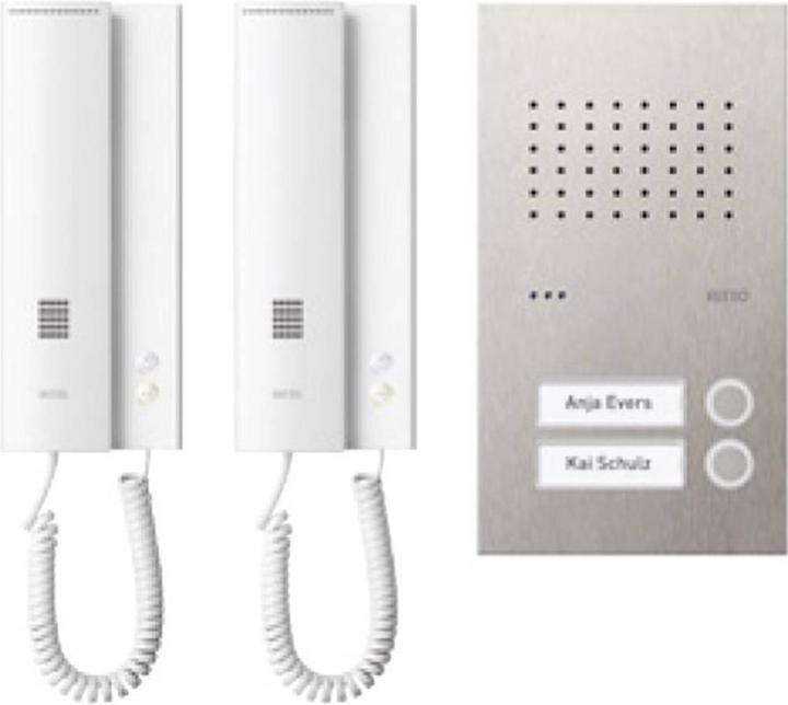 Produktbild Schneider Electric PortierAudioSetWEsilber/weiss