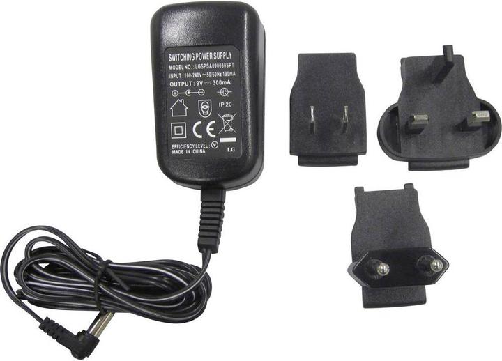 Actual product image Kern Universal power adapter external Universal input and optional input plug adapters for CH EU GB USA