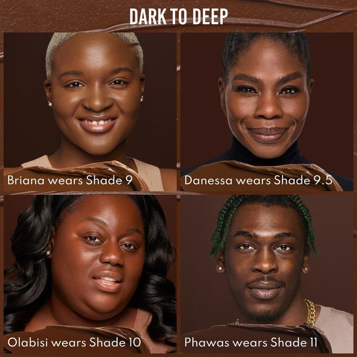Actual product image Danessa Myricks Yummy Skin - Blurring Balm Powder 9.5 (Black)