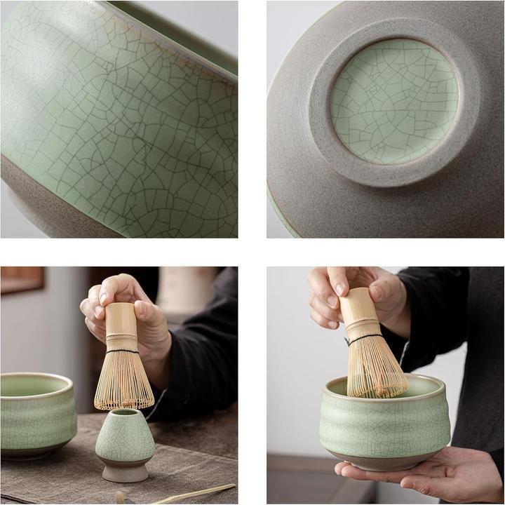 Produktbild Teanagoo 7-teiliges Matcha Tee-Set mit Besen und Zubehör