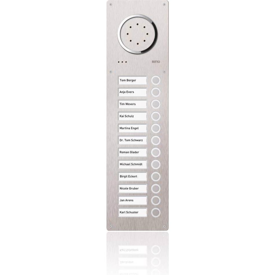 Thumbnail - Schneider Electric, Klingel + Türsprechanlage, Ritto Acero Türstation