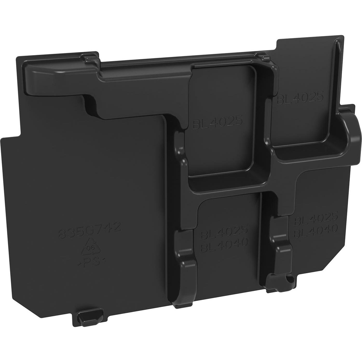 Makita, Accessori valigetta degli attrezzi, MAKPAC preformato per Energypack 2 batterie 40Vmax + caricatore