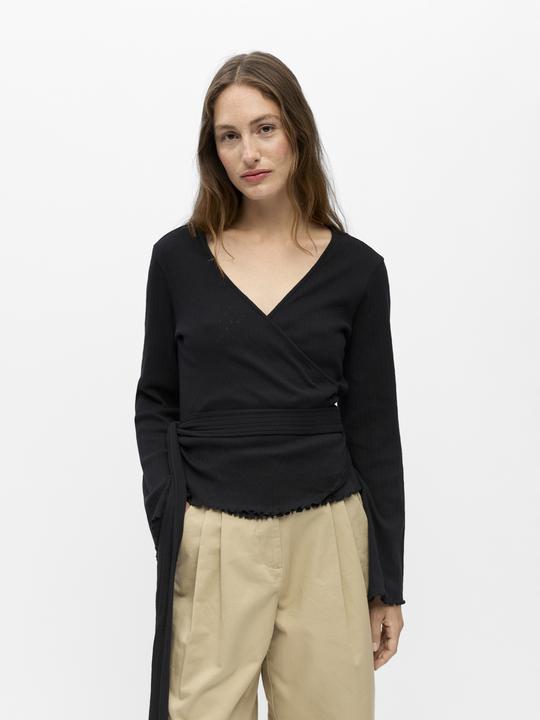 Produktbild Object Rippstrick Wickel Strickjacke (M)
