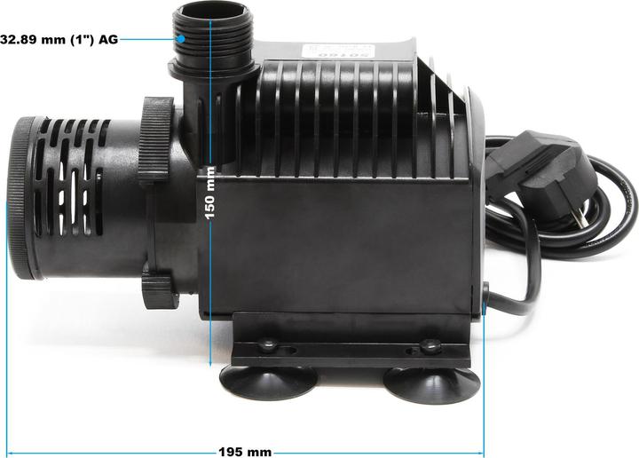 Produktbild SunSun HJ-5000 ECO Teichpumpe 4000l/h 65W Filterpumpe Umwälzpumpe Bachlaufpumpe