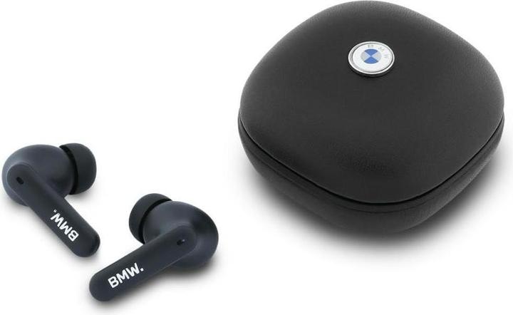 BMW Headphones Bluetooth TWS Leather Metal Logo ENC black (Wireless)