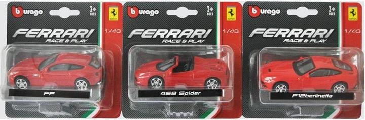 Actual product image Bburago Ferrari R&P