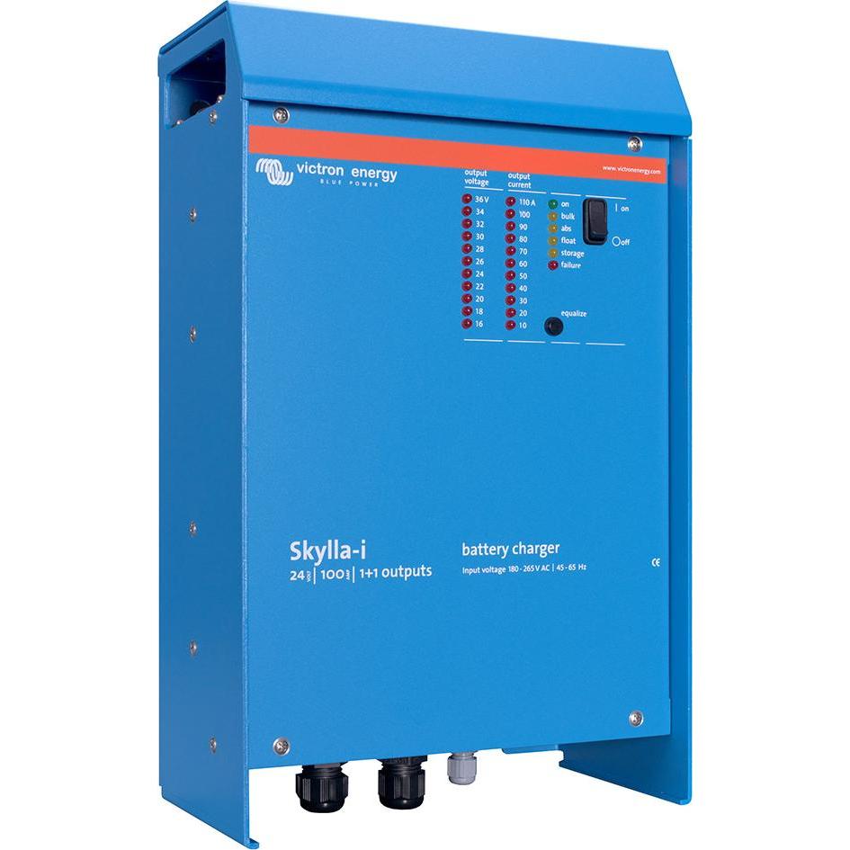 Victron Energy, Caricabatterie per auto, Scilla-i 24/100 (1+1) (24V, 100 A)