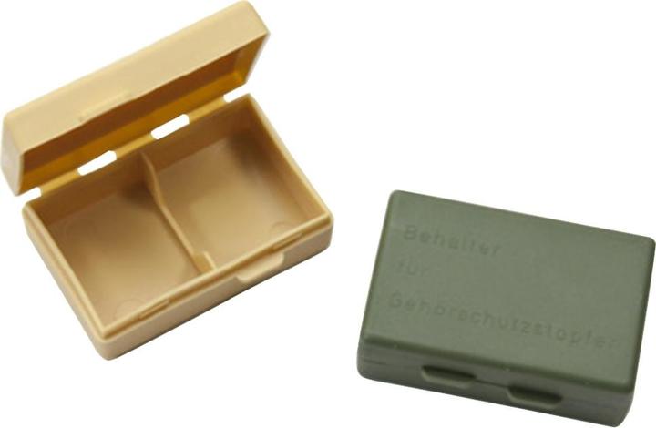 Dönges Aufbewahrungsboxen für Gehörschutzstopfen, sandgelb (Gehörschutz Etui)