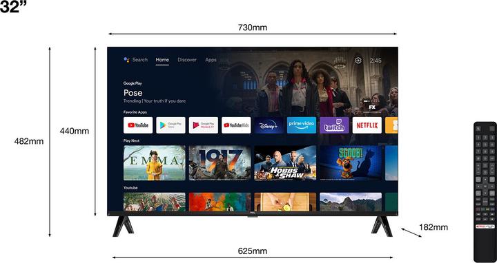 Image du produit TCL 32S5400AF (32", LED, Full HD, 2023)
