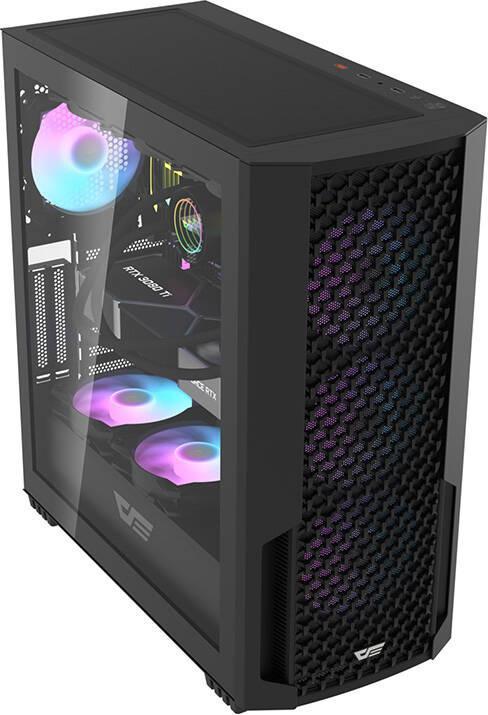Actual product image Darkflash Tech Computer case DF2100 4 ARGB fans (black) (E-ATX)