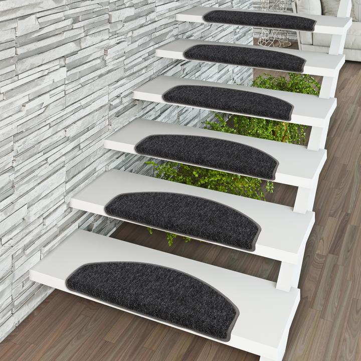 Actual product image Pergamon Trend Loop Step Mat Strong Set of 15 (24 x 65 cm)