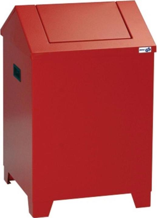 Actual product image Waste wool case, capacity 73 l, flame red. (73 l)