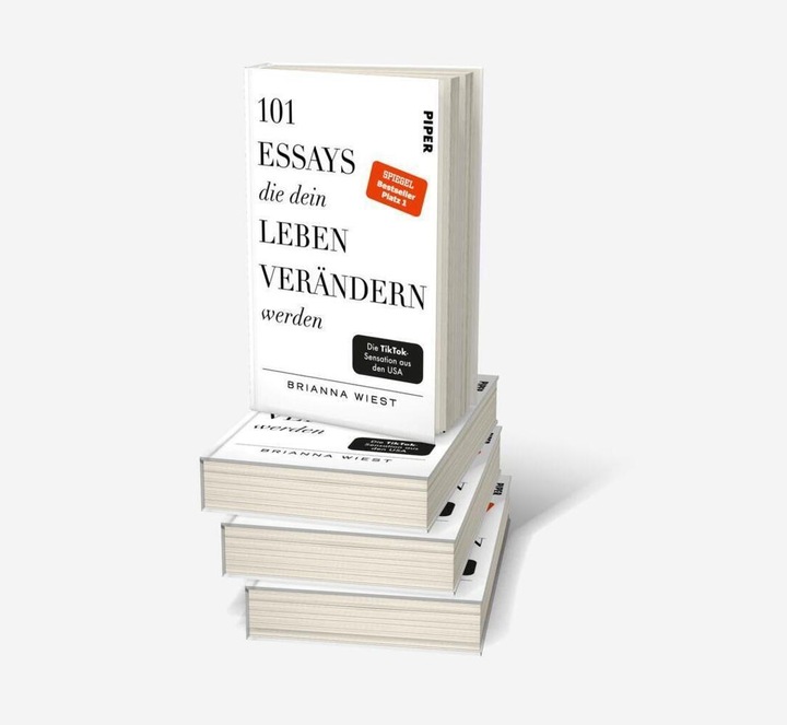 Actual product image 101 Essays, die dein Leben verändern werden (German, Brianna Wiest, 2022)