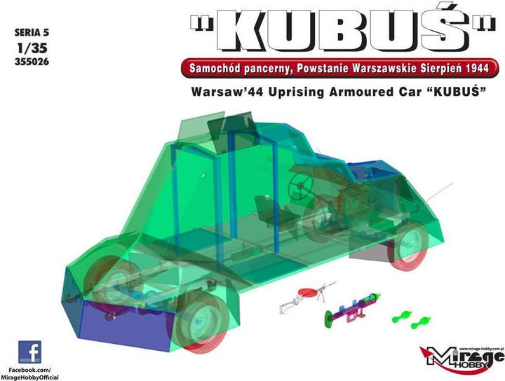 Produktbild Mirage Kubus sam.pancerny Aufstand. Warschau