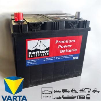 Produktbild Varta Starterbatterie D23R 12V 60Ah 510 EN (A) (60 Ah, 510 A, 12 V)