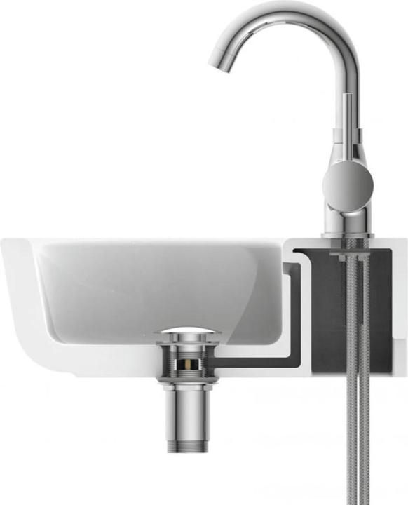 Image du produit Eisl Robinet salle de bain FUTURA Robinet lavabo basse pression chrome NI075FUTCR-LP