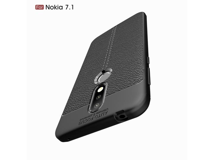 Immagine prodotto Screenguard Nokia 7.1 Cover Design in pelle Copertura TPU (Nokia 7.1)